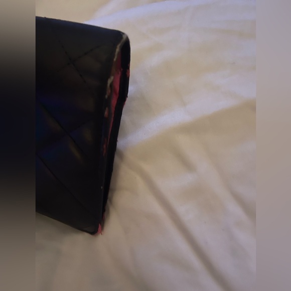 CHANEL Quilted Cambon Long Wallet Black Leather by Karl Lagerfeld 2005-2006 - Picture 7 of 7